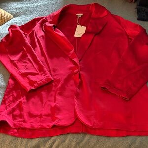 NWT new day Vibrant Red Women's Blazer